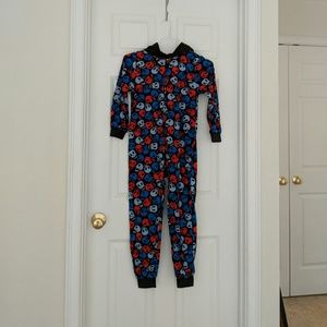 Fleece hoodie pajamas, no feet